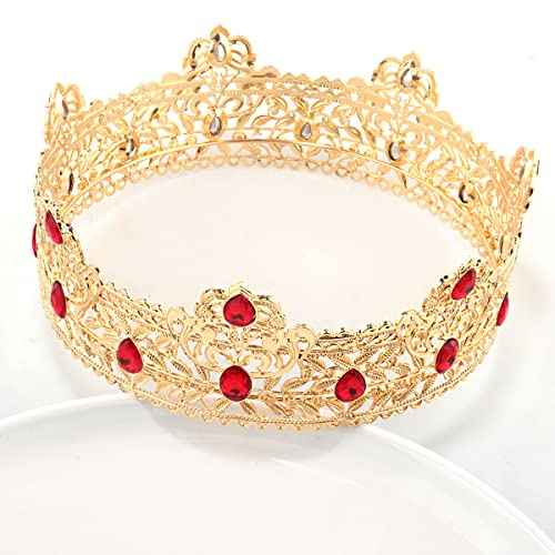Men's Crowns Metal Adult Men Birthday Prom Homecoming Party Crown King Crown For Festival Wedding Baby Shower