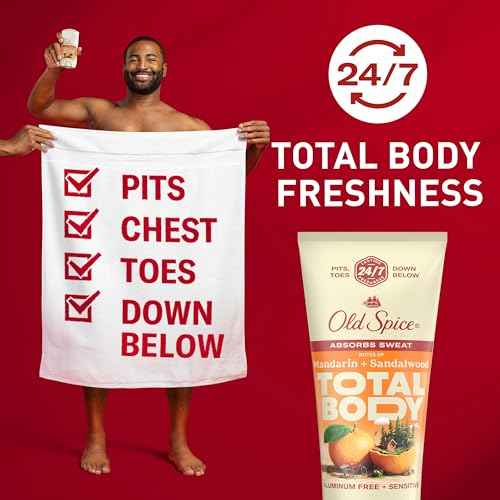 Old Spice Whole Body Deodorant Cream for Men, Aluminum Free, Mandarin + Sandalwood Scent, 24/7 Odor Protection, 24/7 Freshness, Dermatologist Tested, Gentle on Skin, Safe to Use All Over, 3.0 oz