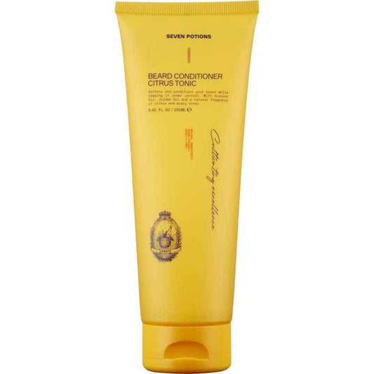 SEVEN POTIONS Beard Conditioner for Men – Prevents Beard Itch and Dandruff – Natural, Vegan, Cruelty Free (Citrus Tonic, 8.45 FL OZ)