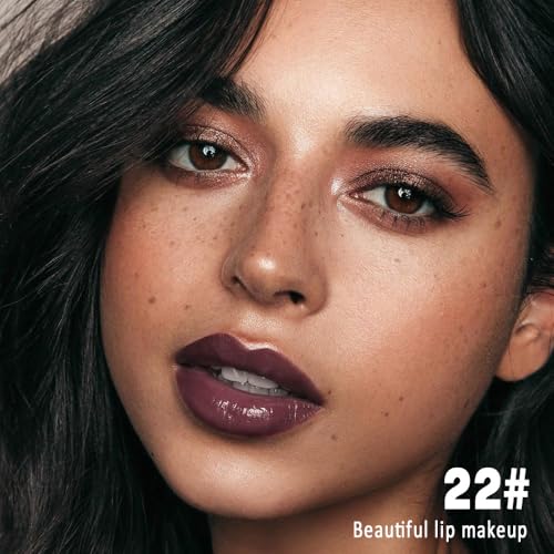 Chocolate Brown Liquid Lipstick - Waterproof Glossy Long Lasting