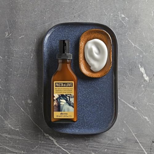 Davines Pasta & Love After Shave & Moisturizing Cream, Soothing Post-Shave Treatment - Calms Razor Burn, Reduces Redness & Hydrates Sensitive Skin for Softness, 3.38 Fl Oz