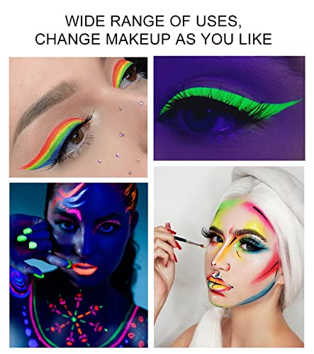UV Glow Water Eyeliner 7 Colors - Neon Rave Fluorescent Eye Liner