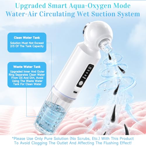 Siangyueglow Blackhead Remover Vacuum with Warm Compress & 6 Heads
