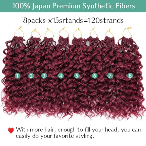 Gogo Curl Crochet Hair 14 Inch - Pre Looped & Twisted (8 Packs)