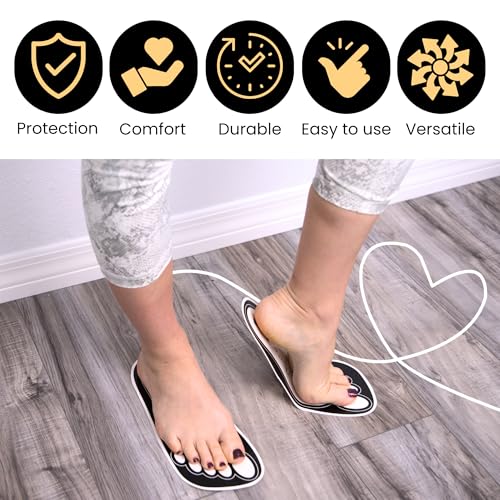 60Pairs(120Feets) Disposable Stick Spray Tanning Feet Pads Perfect for preventing spray tan solution,Deluxe & Hygienic Spray Tan Feet Pads-Ideal for Salons and Spas or Home,Easy to Apply