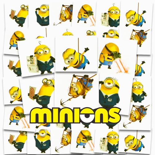 Minions Temporary Tattoos 72 Pack - 2" Party Favors