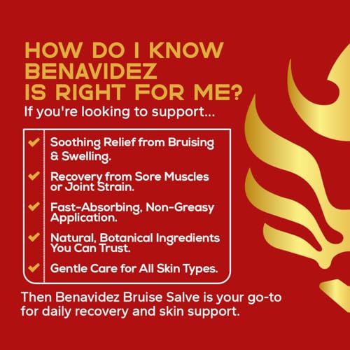 Benavidez Herbal Recovery Salve ? Arnica & Botanical Cream for Skin Comfort & Active Lifestyles ? With Horse Chestnut, Calendula & Chamomile ? Lightweight, Non-Greasy Formula ? 2oz