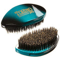 Torino Pro Curve Wave brush #156- Medium 100% Boar Bristle Curved 360 Wave Palm Brush - Great for laying down 360 waves and use before using wave cap or durag - Luxury wave brush for men 360