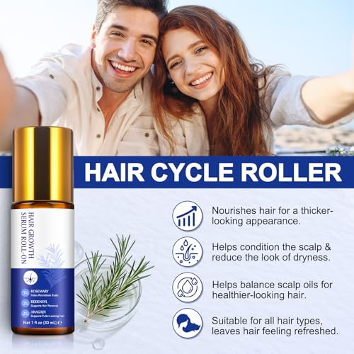 Rosemary Hair Growth Serum Roll On - Redensyl & Anagain