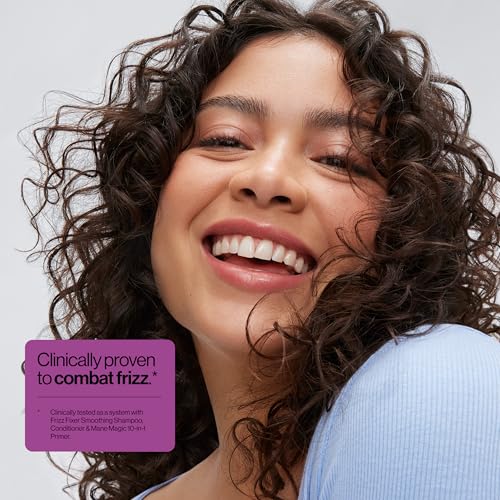 Eva NYC Anti-Frizz Shampoo with Argan Oil + Sunflower Seed Oil - Soft, Manageable, Shiny + Nourished Hair - For Frizzy, Medium to Thick Hair Types - Warm Vanilla Scent - 10 fl oz
