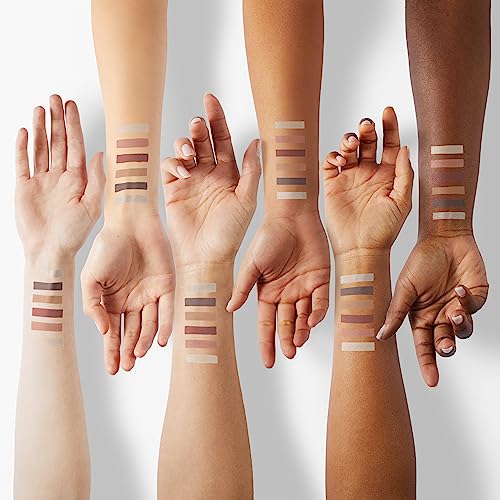 6PCS Cream Eyeshadow Stick Makeup Sets, Metallic And Matte Shimmer Eye Shadow Eye Brightener Stick Pencil Crayon, B09-Chocolate Matte
