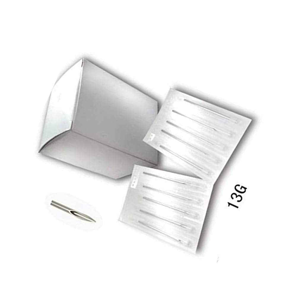 New Star Tattoo 100PCS 13G Steel Body Piercing Needles Supply
