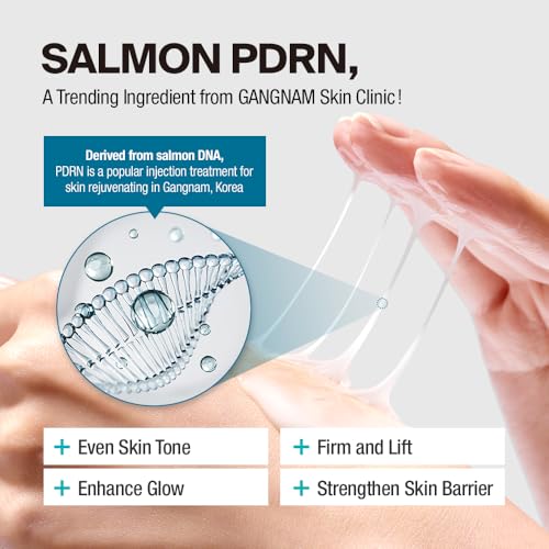 Rejunol Mucin PDRN Facial Cream 6.76 floz - 91.5% Snail Mucin Moisturizer with Hyaluronic Acid & Panthenol I Korean Skin Care I Face Moisturizer for Women | Salmon DNA