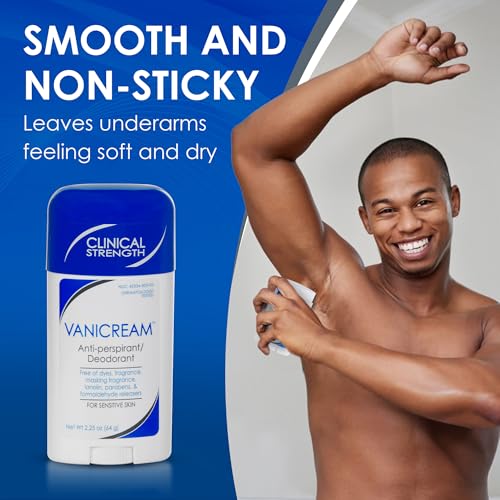 Vanicream Antiperspirant Deodorant Stick, 2.25 Oz, Sensitive Skin