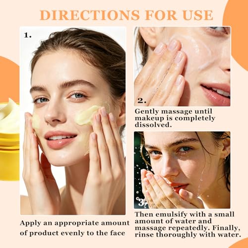 Cleansing Balm Makeup Remover - Waterproof & Oil Control, 2 Pack 200g