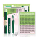 KEYYOU Lash Clusters Kit Aurora Wispy C Curl 8-16mm
