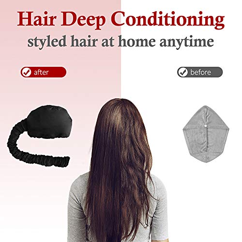 Hair Dryer Bonnet Attachment with Chin Strap & Hose