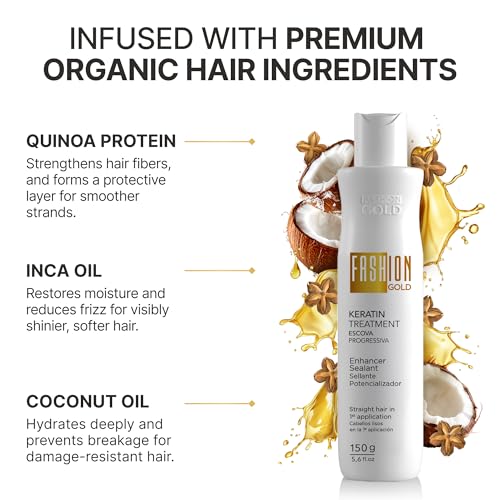 Fashion Gold Progressiva Keratin Hair Treatment 150g
