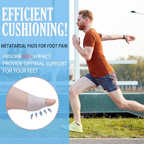 Gel Toe Separators for Women, 4 PCS Foot Pain Relief Cushions