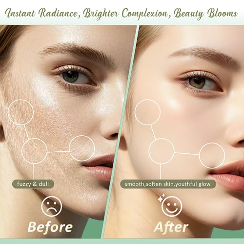 Sonic Dermaplane Razor for Women Face Beauty Face Epilator, Exfoliation & Peach Fuzz Facial Hair Removal for Women, Electric Face Razors Shaver Trimmer Anti-Aging 3 Speeds & 10 Refill Blades, Green
