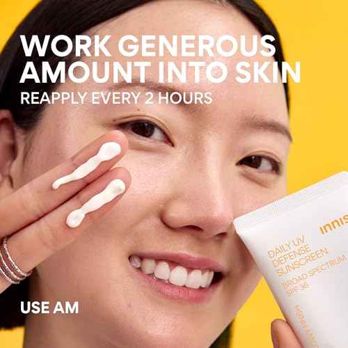 Innisfree Daily UV Defense SPF 36 Jumbo – Korean Face Sunscreen, Invisible Finish, Broad Spectrum, No White Cast, Lightweight, Hydrating