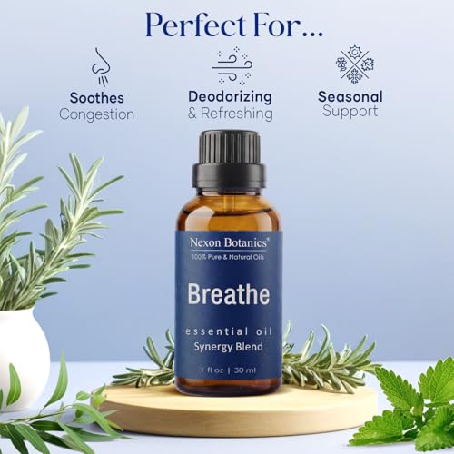 Breathe Essential Oil Blend 30ml - Sinus Relief