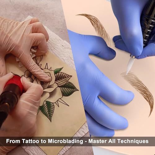 Autdor Tattoo Practice Skin 10Pcs Double-Sided 8x6"