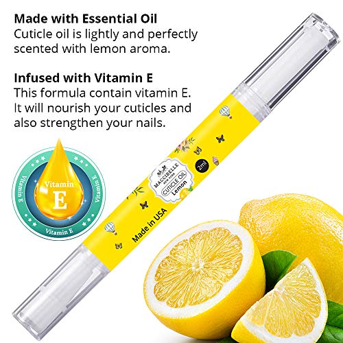 Cuticle & Nail Oil Pen 2ml | Maccibelle Lemon