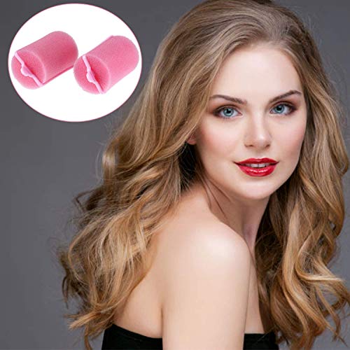 Geyoga Soft Foam Hair Rollers 18 Pieces Large Pink