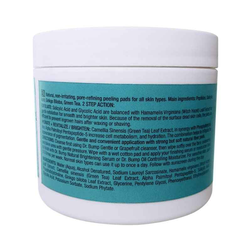 Waxness Dr. Bump Enzymatic Ingrown Hair Pads 2 Steps - Peeling & Brightening 30 pcs