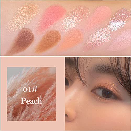 Erinde 10-Color Eyeshadow Palette - Matte & Shimmer Shades