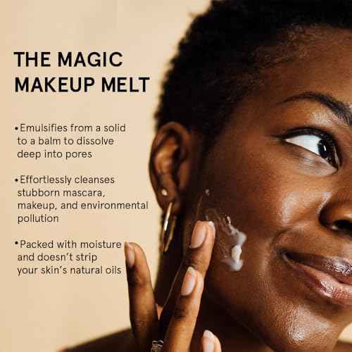 grace & stella Cleansing Balm - Travel Size Makeup Remover - Deep Cleansing & Hydrating Face Cleanser - Dissolves Waterproof Make Up, SPF & Impurities - Gentle on Skin - Vegan Skincare (41 g/ 4.3 oz)