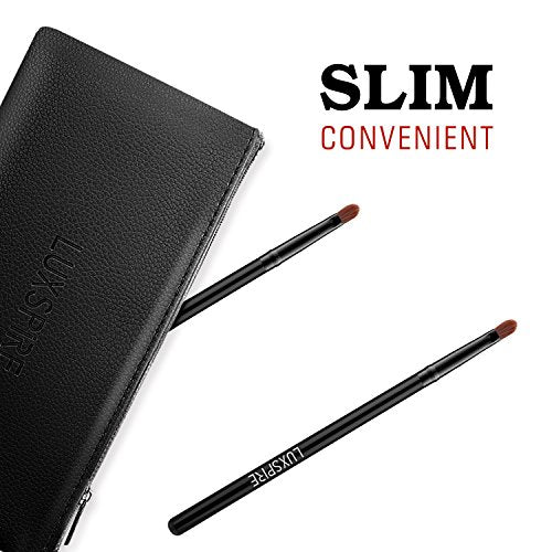 Lip Brush Concealer Brush 2 Pieces - Black Lip Makeup & Eye Shadow Tool