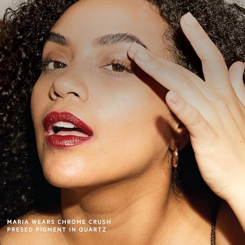 FLOWER BEAUTY By Drew Barrymore Chrome Crush Eyeshadow - Gel Powder + Buildable Formula - Shimmer + Glitter - Eyeshadow Topper (Copper)