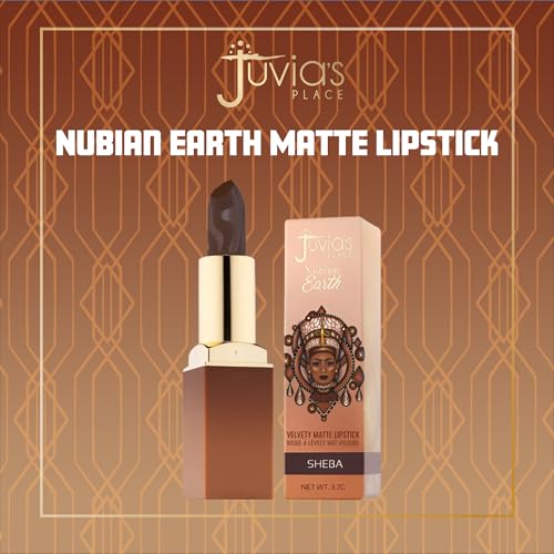 Juvia's Place Sheeba Matte Lipstick - Hydrating Dark Brown