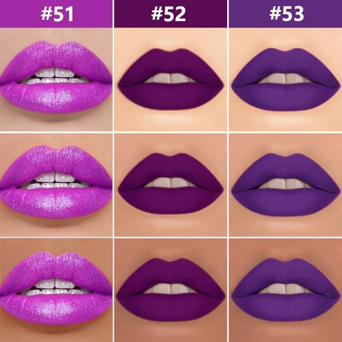 3Pcs 2 in 1 Matte Lip Liner & Liquid Lipstick Set