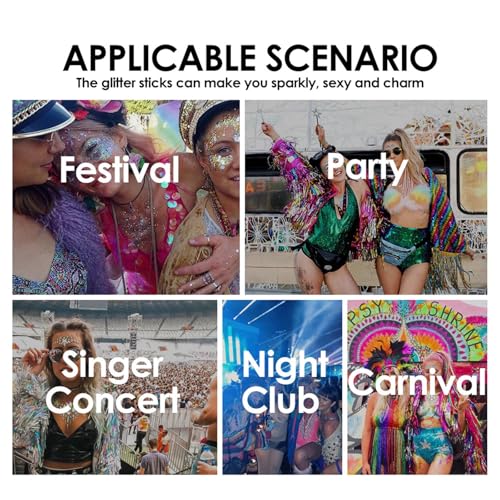 Body Glitter Face Glitter Gel Hair Glitter Self Glitter Gel Party Accessories (02)