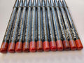 12-Piece Red Lip Liner Pencil Set – Assorted Shades