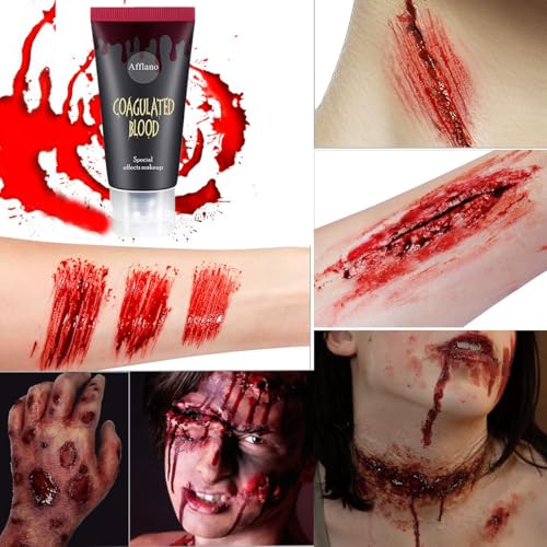 Halloween Face Paint Kit with Fake Blood & SFX Makeup