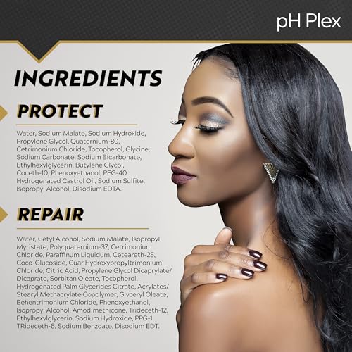 LIW pH Plex Relaxer Steps 1 & 2 Hair Treatment Sachet