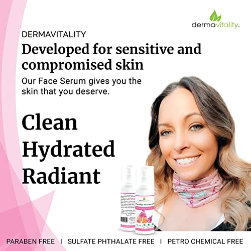 Unscented Face Moisturizer for Chemo patients ? Natural Organic Oncology Face Cream Paraben, Pthalate and Chemical Free Hydrating and Soothing Face Serum for Cancer patients ? 1 Ounce