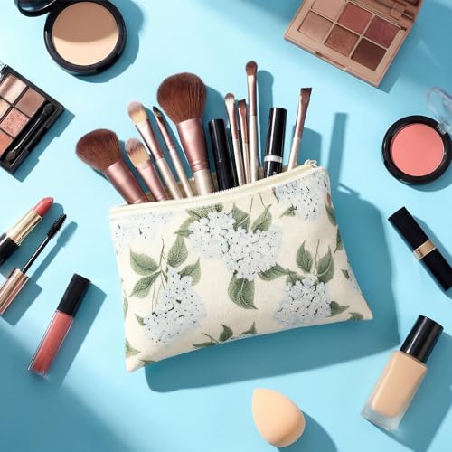 Kacctyen 12 Pcs Vintage Floral Makeup Bags Set for Women