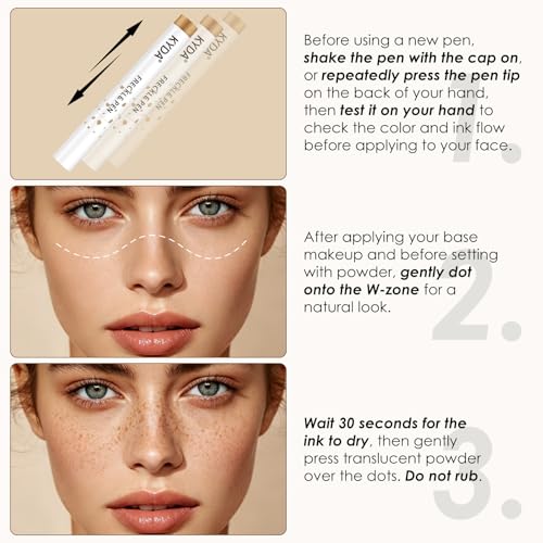 KYDA Natural Freckle Pen - Waterproof Makeup in Dark & Light Brown