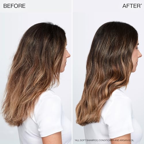Redken All Soft Argan-6 Oil Treatment For Dry Hair - Deeply Conditions Hair, Adds Softness and Shine With Argan Oil