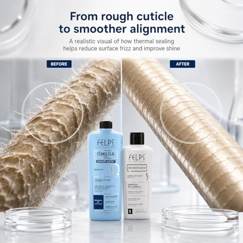 Felps Omega Zero Nanoplastia Thermal Treatment Kit 1L + Shampoo