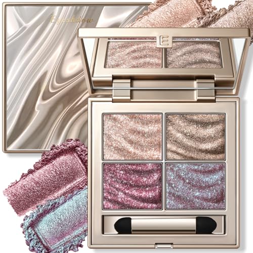 Noerrors Duochrome Eyeshadow Quad - Shimmer Metallic Palette