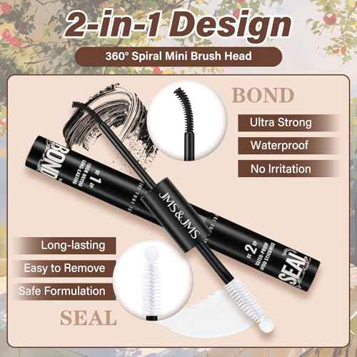 JMS&JMS Lash Clusters Kit 144 pcs Natural Cluster Lashes Invisible Band Manga Lashes with Lash Bond and Seal Eyelash Applictor Lash Remover Lash Extension Kit for Beginner (Fairy-8-18mix)