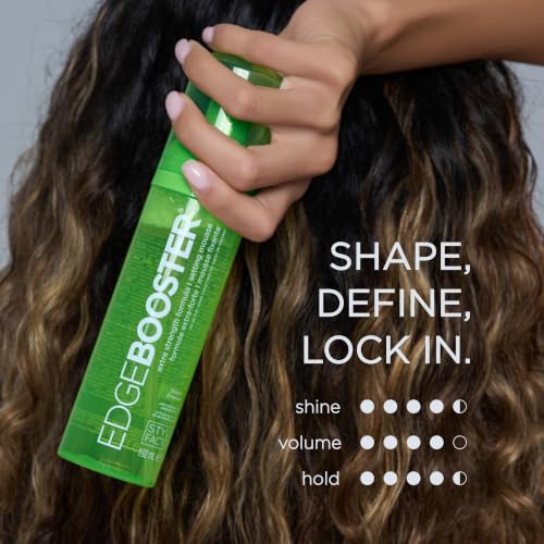 Style Factor Edge Booster Extra Strength Mousse 6.4oz Green Beryl for Curly Hair