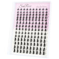 Lash Clusters Fairy Lash Clusters Manga Eyelash Clusters 140pcs Cluster Eyelash Extensions D Curl Individual Lashes 8-16mm Mix Length (QF-0.07D-8-16)