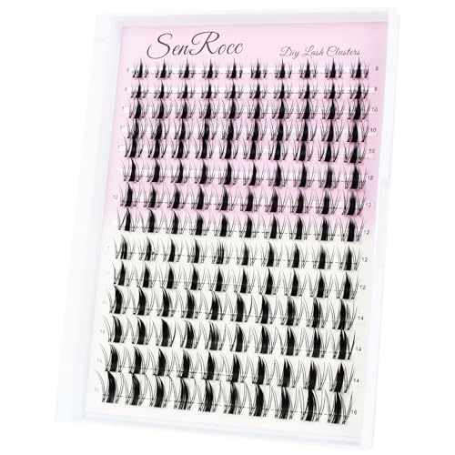 Lash Clusters D Curve 8-16mm Mix - 140pcs Eyelash Extensions